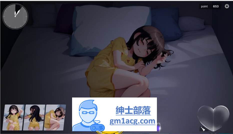 图片[3]-【触摸互动SLG/动态】深夜，正在睡觉的少女的家 DL正式完整版【新作/1.2G】-歪次元